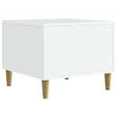Sofabord Hvid 50 x 49 x 40 cm Konstrueret træ