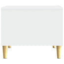 Sofabord Hvid 50 x 49 x 40 cm Konstrueret træ
