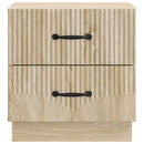 Natskab 2 pcs Sonoma-eg 43 x 34,5 x 44,5 cm Konstrueret træ