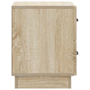 Natskab 2 pcs Sonoma-eg 43 x 34,5 x 44,5 cm Konstrueret træ