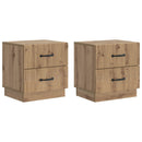 Natskab 2 pcs Artisan-eg 43 x 34,5 x 44,5 cm Konstrueret træ