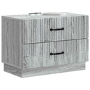 Natskab Grå sonoma-eg 62 x 34,5 x 44,5 cm Konstrueret træ