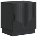 Sengebord 2 pcs Sort 43 x 34,5 x 47 cm Konstrueret træ