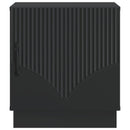 Sengebord 2 pcs Sort 43 x 34,5 x 47 cm Konstrueret træ