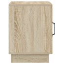 Sengebord Sonoma-eg 43 x 34,5 x 47 cm Konstrueret træ