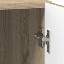 Sengebord 2 pcs Sonoma-eg 43 x 34,5 x 47 cm Konstrueret træ