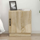Sengebord 2 pcs Sonoma-eg 43 x 34,5 x 47 cm Konstrueret træ