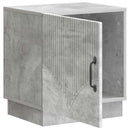 Sengebord Beton Grå 43 x 34,5 x 47 cm Konstrueret træ