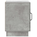 Sengebord 2 pcs Beton Grå 43 x 34,5 x 47 cm Konstrueret træ