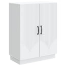 Sideboard Hvid 66 x 34,5 x 87 cm Konstrueret træ