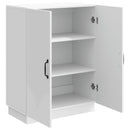 Sideboard Hvid 66 x 34,5 x 87 cm Konstrueret træ