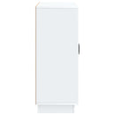 Sideboard Hvid 66 x 34,5 x 87 cm Konstrueret træ