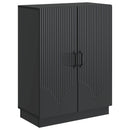 Sideboard Sort 66 x 34,5 x 87 cm Konstrueret træ