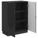Sideboard Sort 66 x 34,5 x 87 cm Konstrueret træ