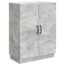 Sideboard Betongrå 66 x 34,5 x 87 cm Konstrueret træ