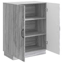 Sideboard Grå sonoma-eg 66 x 34,5 x 87 cm Konstrueret træ