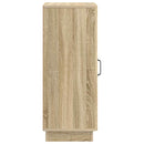 Sideboard Sonoma-eg 33 x 34,5 x 87 cm Konstrueret træ