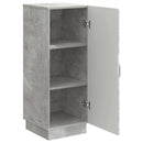 Sideboard Betongrå 33 x 34,5 x 87 cm Konstrueret træ