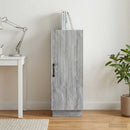 Sideboard Grå sonoma-eg 33 x 34,5 x 87 cm Konstrueret træ