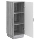 Sideboard Grå sonoma-eg 33 x 34,5 x 87 cm Konstrueret træ