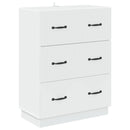 Skuffeskab Hvid 66 x 34,5 x 87 cm Konstrueret træ