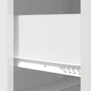 Skuffeskab Hvid højglans 66 x 34,5 x 87 cm Konstrueret træ