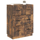 Skuffeskab Røget eg 66 x 34,5 x 87 cm Konstrueret træ