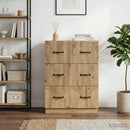 Skuffeskab 66 x 34,5 x 87 cm Konstrueret træ Artisan-eg