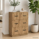 Skuffeskab 66 x 34,5 x 87 cm Konstrueret træ Artisan-eg