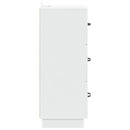 Skuffeskab Hvid 33 x 34,5 x 87 cm Konstrueret træ