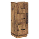Skuffeskab Gammelt træ 33 x 34,5 x 87 cm Konstrueret træ