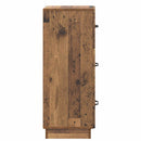 Skuffeskab Gammelt træ 33 x 34,5 x 87 cm Konstrueret træ