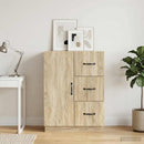 Sideboard Sonoma-eg 66 x 34,5 x 87 cm Konstrueret træ