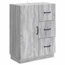 Sideboard Grå sonoma-eg 66 x 34,5 x 87 cm Konstrueret træ