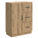 Sideboard Artisan-eg 66 x 34,5 x 87 cm Konstrueret træ