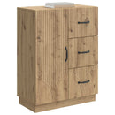 Sideboard Artisan-eg 66 x 34,5 x 87 cm Konstrueret træ