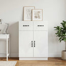 Sideboard Hvid 66 x 34,5 x 87 cm Konstrueret træ