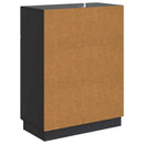 Sideboard med skuffe Sort 66 x 34,5 x 87 cm Konstrueret træ