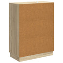 Sideboard Sonoma-eg 66 x 34,5 x 87 cm Konstrueret træ