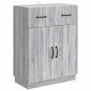 Sideboard Grå sonoma-eg 66 x 34,5 x 87 cm Konstrueret træ