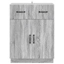 Sideboard Grå sonoma-eg 66 x 34,5 x 87 cm Konstrueret træ