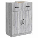 Sideboard Grå sonoma-eg 66 x 34,5 x 87 cm Konstrueret træ