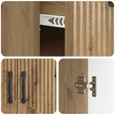 Sideboard Artisan-eg 66 x 34,5 x 87 cm Konstrueret træ