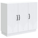Sideboard Hvid 89 x 34,5 x 77 cm Konstrueret træ
