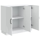 Sideboard Hvid 89 x 34,5 x 77 cm Konstrueret træ