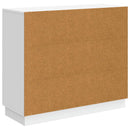 Sideboard Hvid 89 x 34,5 x 77 cm Konstrueret træ