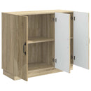 Sideboard Sonoma-eg 89 x 34,5 x 77 cm Konstrueret træ
