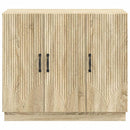 Sideboard Sonoma-eg 89 x 34,5 x 77 cm Konstrueret træ