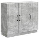 Sideboard Betongrå 89 x 34,5 x 77 cm Konstrueret træ