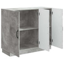 Sideboard Betongrå 89 x 34,5 x 77 cm Konstrueret træ